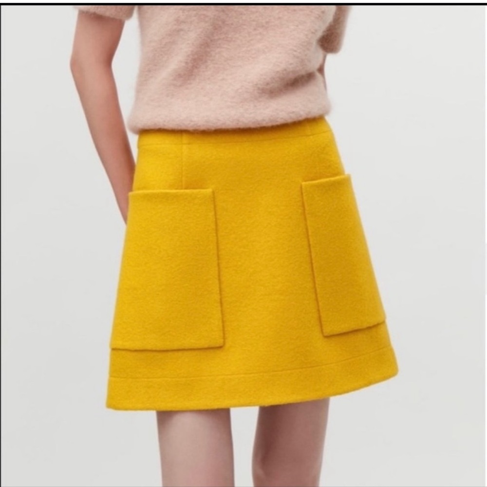 Cos Wool Mini Skirt